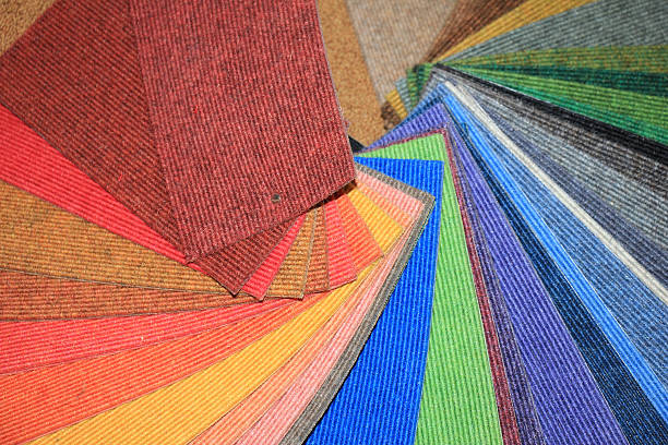 istock Carpet swatches in a shop 512825700