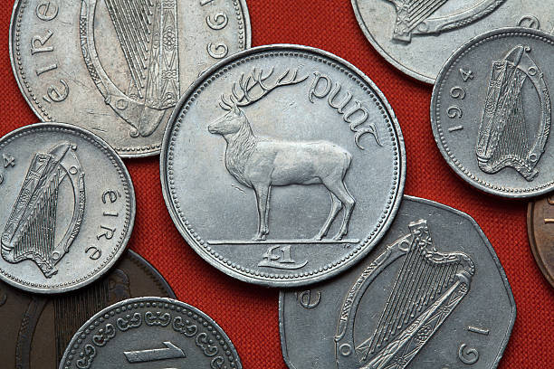istock Coins of Ireland. Red deer (Cervus elaphus) 512828506