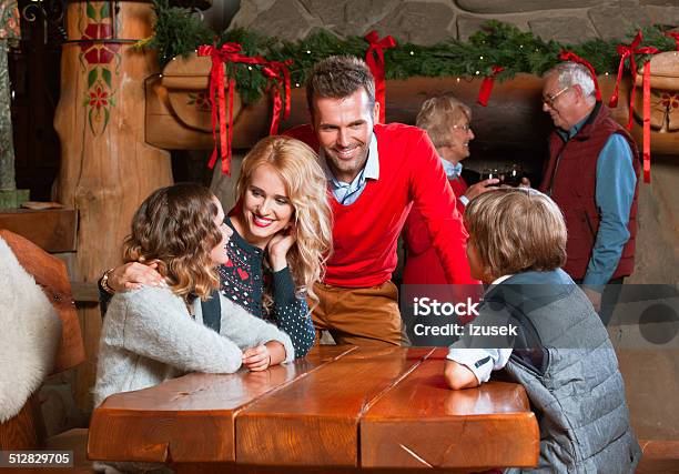 Christmas Time Stock Photo - Download Image Now - Christmas, Family, Chalet