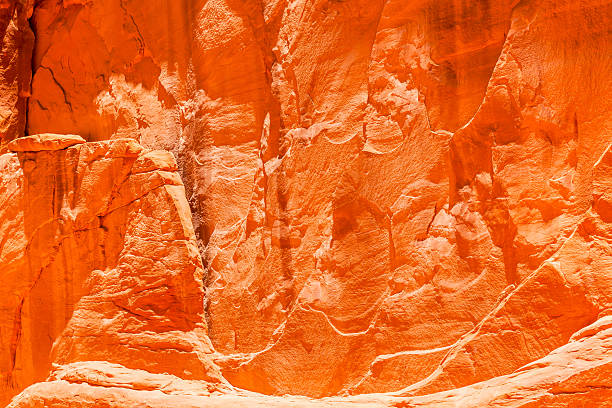 istock Orange Yellow Sandstone Rock Canyon Abstract Sand Dune Arch Arch 512830433