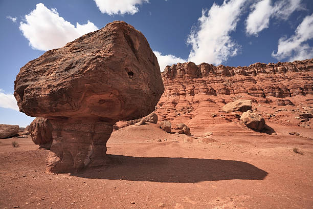 istock The huge mushroom from red sandstone 512830959