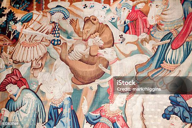 Alte Handwerk Stockfoto und mehr Bilder von Mittelalterlich - Mittelalterlich, Bildteppich, Gemälde