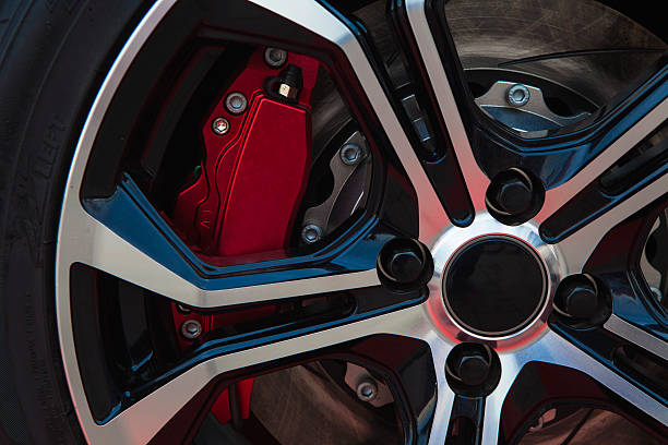 Red brake and alloy