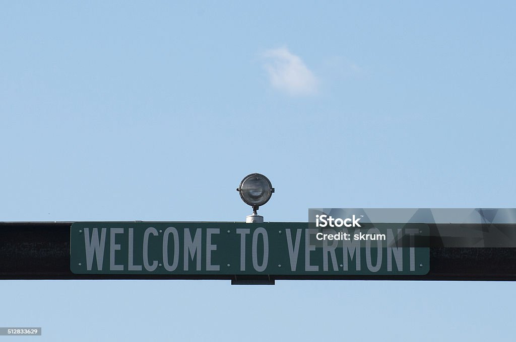 Welcome To Vermont Stock Photo Download Image Now Cloud Sky