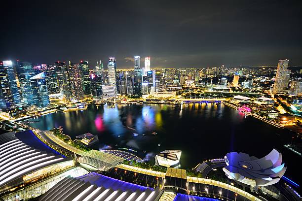 istock View from Singapore's Marina bay sands top roof 512833649