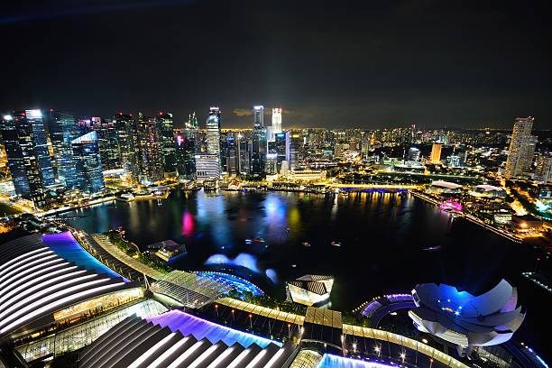 istock View from Singapore's Marina bay sands top roof 512833657