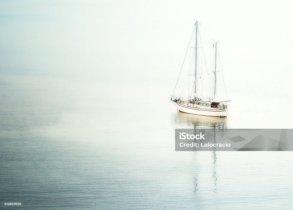 Sailboat Sailboat in the sea Horizontal Stock Photo