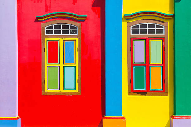 istock Colorful window in Little India 512836709