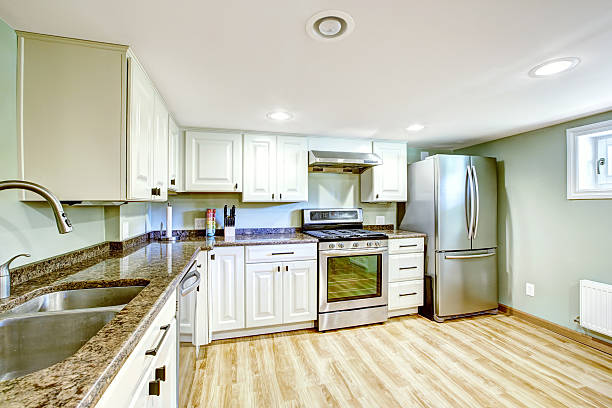 istock Basement kitchen room. Mother-in-law apartment 512859535