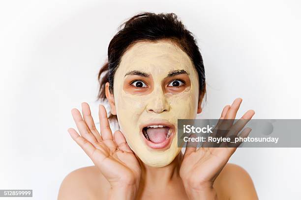 Woman In Spa Stock Photo - Download Image Now - Turmeric, Facial Mask - Beauty Product, Protective Face Mask