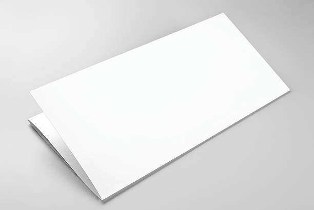 istock Blank folded sheet of paper or letterhead 512861945