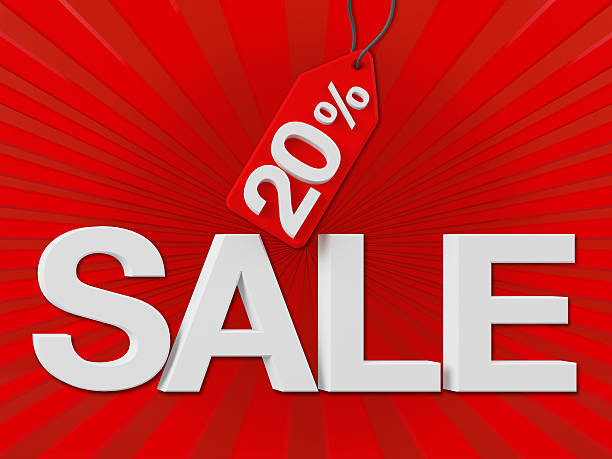 istock 3d Sale Text with Percent Discount 512862651