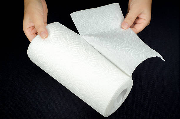 istock Hand hold toilet paper 512862979