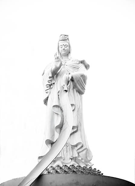 statue de guanyin - guan yin photos et images de collection