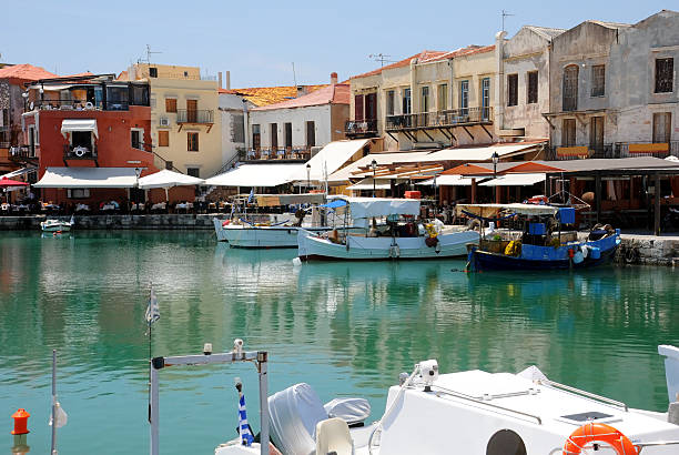 istock Old Venetian Port of Rethymno 512865321