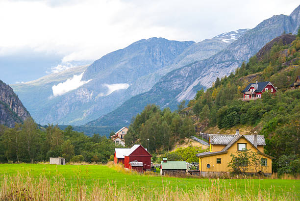 istock Norwegian farm houses 512881128