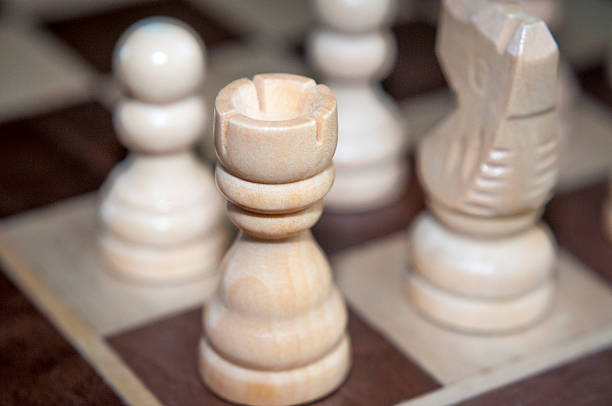 istock Wooden White Rook (Or Castle) Chess Piece 512881548