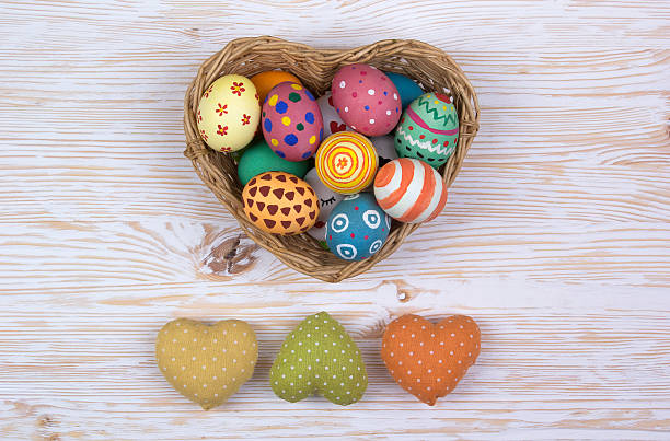 istock colorful easter eggs in a basket on wooden background 512882568