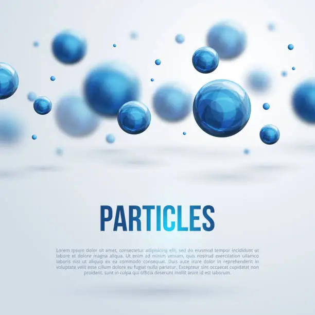 Vector illustration of Abstract molecules design.