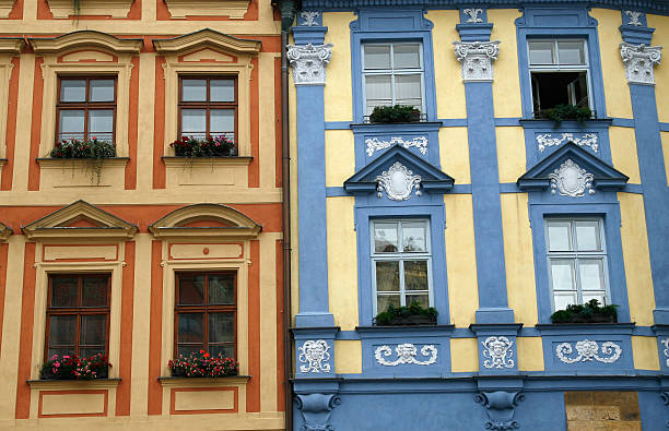 istock Colourful buildings in Old Town Square - Prague 512887635
