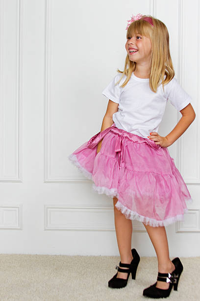 istock girl in a pink dress 512887797