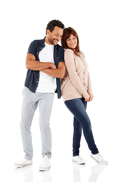 istock Loving mature couple looking happy together 512888377