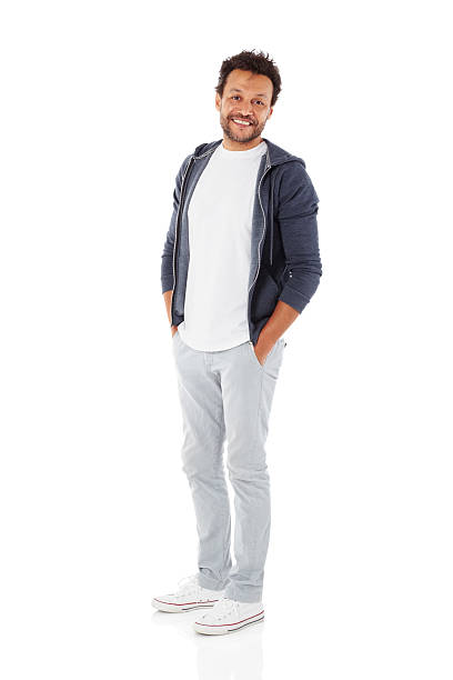 Mature man posing in casuals