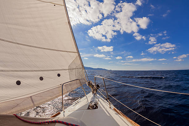 istock Anchor, forestay and furling drum 512888483