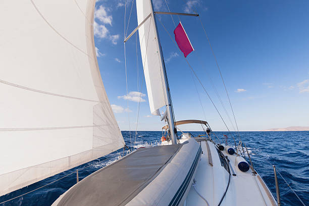 istock Sailing boat the sea 512888487