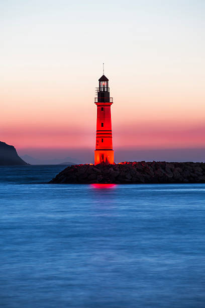 istock Lighthouse in Bodrum Turgutreis, Turkey 512890739