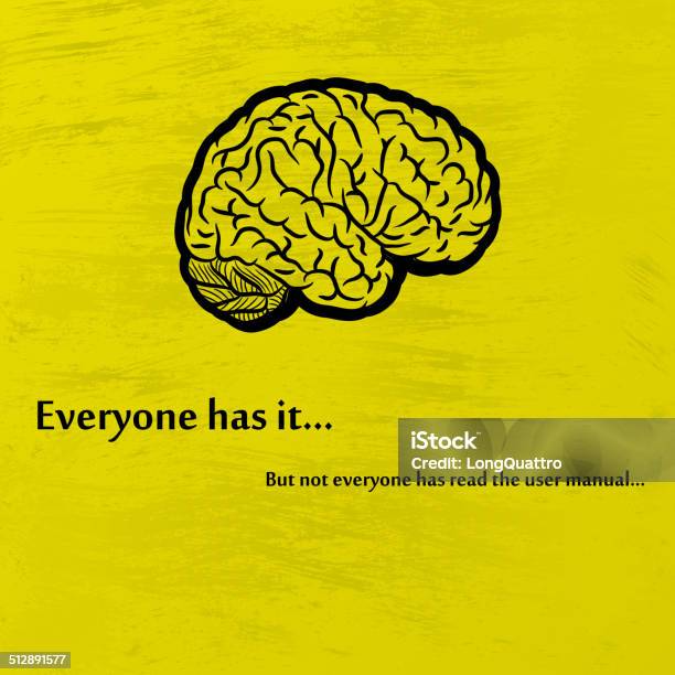 Brain Black Stock Illustration - Download Image Now - Anatomy, Anxiety, Backgrounds