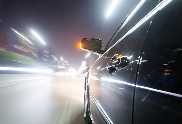 istock car on the road with motion blur background 512892193