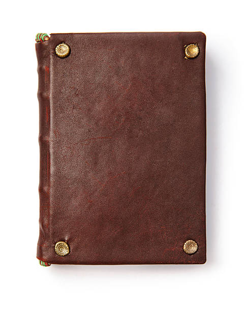 istock Vintage book with blank leather cover 512893660