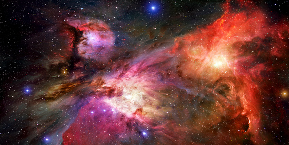 3d Render Space Nebula