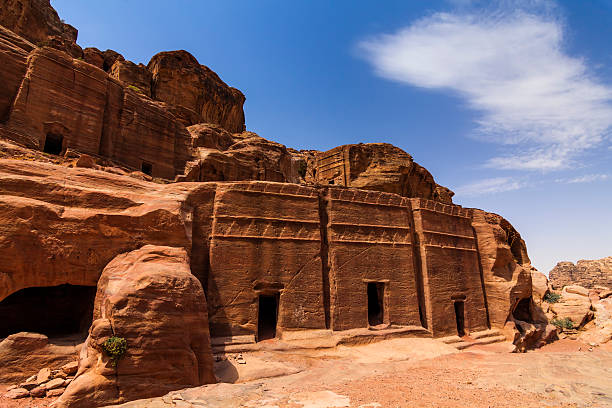 istock Old buildings of ancient Petra 512897498