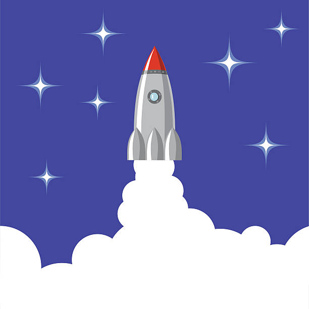 Rocket vector art illustration