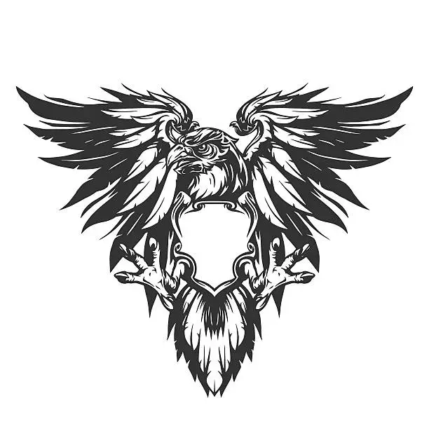Vector illustration of Eagle illustration