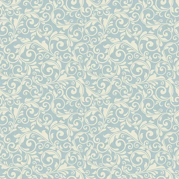Vector illustration of seamless victorian pattern