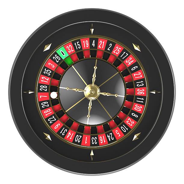 казино колесо рулетки - roulette roulette wheel wheel isolated стоковые фото и изображения