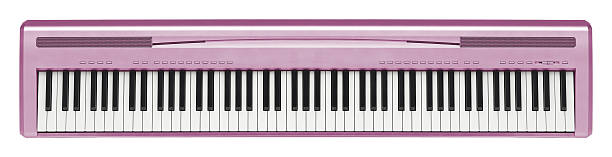pink synthesizer isolated on white pink synthesizer isolated on white background dubstep photos stock pictures, royalty-free photos & images