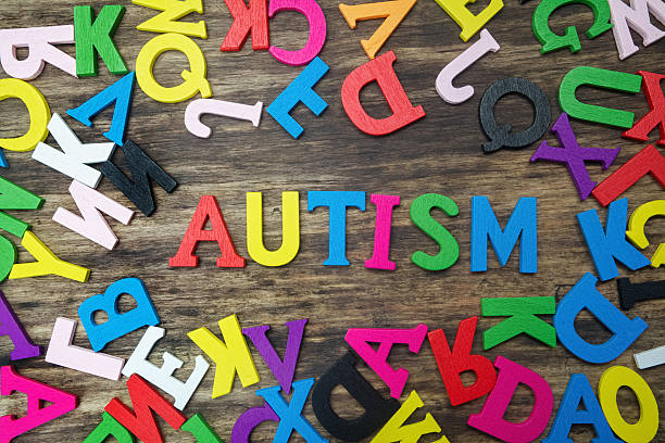 istock Colourful letters spelling out Autism 512911286