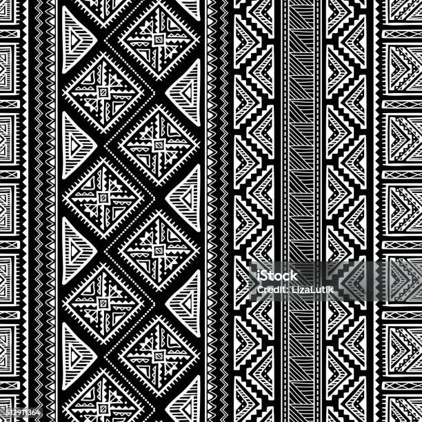 Ethnic Ornament Seamless Pattern Stock Illustration - Download Image Now - Abstract, Ancient, Art