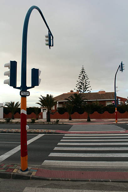 istock Traffic lights and zebra crossing in Spain 512917193