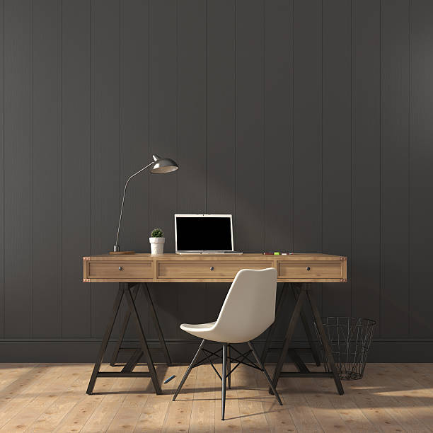The stylish interior of home office