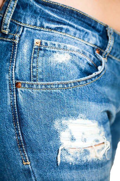 istock Woman with jeans topless 512918521