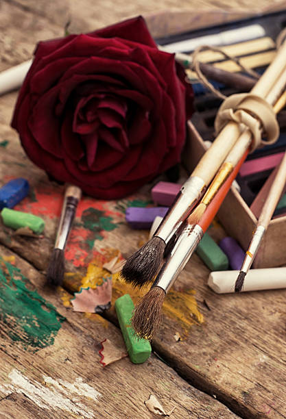 istock color paints,crayons and pencils 512924321