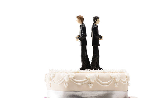 istock Gay Marriage Difficulties Concept White Background 512936703