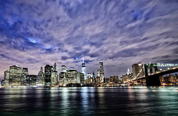 istock Freedom Tower, Lower Manhattan Skyline in the Night, NYC. 512942117