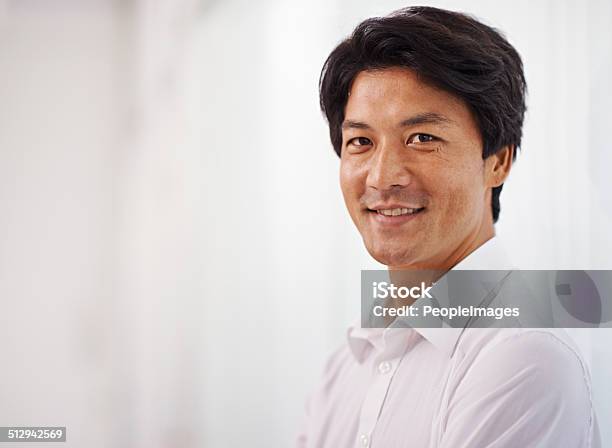 Hes Got What It Takes To Be A Leader Stock Photo - Download Image Now - East Asian Ethnicity, Effort, Low Angle View