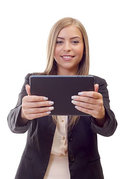 istock Happy businesswoman 512943321